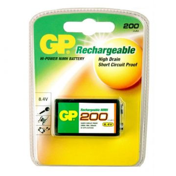 Batterij oplaadbaar GP block 8.4V x1st