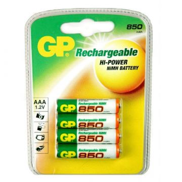 Batterij oplaadbaar GP-AAA-1000mAH x4st