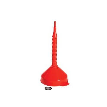 Trechter met flex tuit en zeef (160mm)