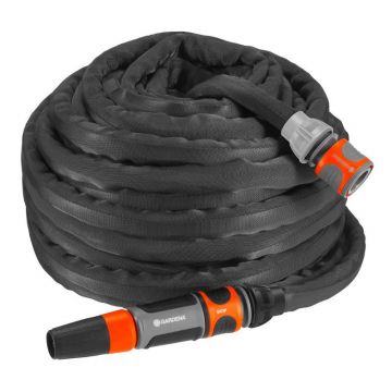 Gardena Textielslang Liano met spuit (20m)