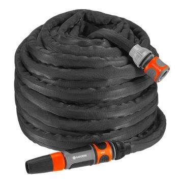 Gardena Textielslang Liano met spuit (30m)