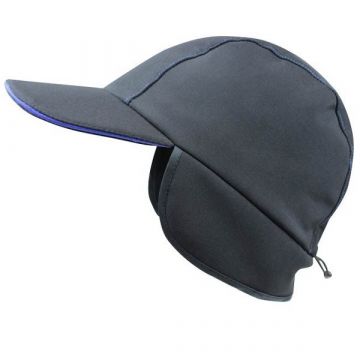 Softshell cap met oorwarmer (zwart)