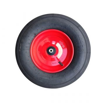 Kruiwagenwiel 4,80/4,00x8 (2ply) met stalen velg