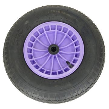Kruiwagenwiel 4,80/4,00x8 (4ply) zonder as (Lavendel)