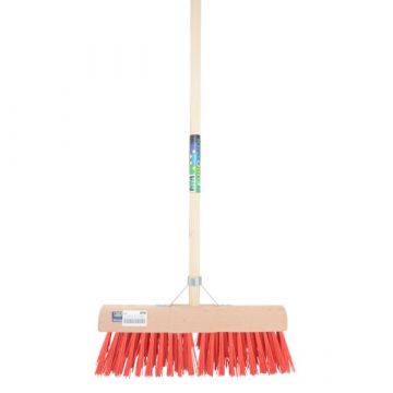 Eurotool Gemeentebezem 45cm met steel+stokhouder