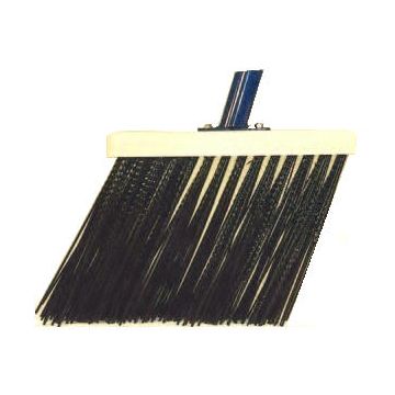 Goot-/Schuine bezem nylon (zwart)