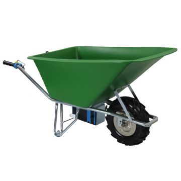 Fort E-Powerbarrow 160L HDPE Groen (met Li-on accu)