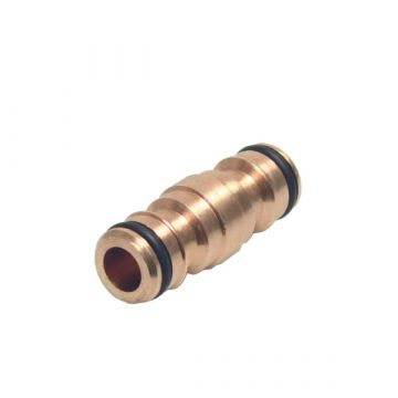 Messing dubbele nippel 1/2"