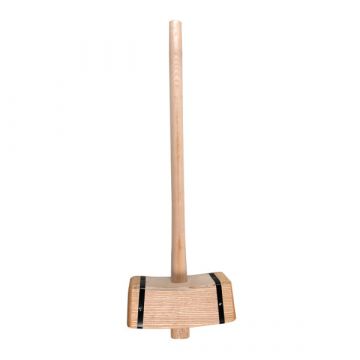 Eurotool Vierkante Tuinhamer met steel (110cm)