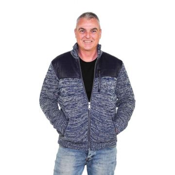 Storvik Roar gebreid vest (blauw)