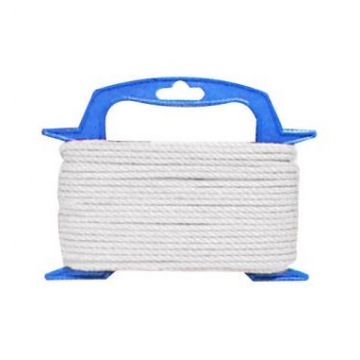 Nylon Gevlochten touw 20m (wit)