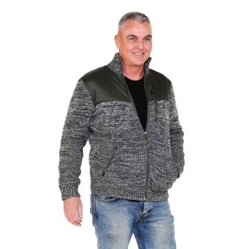 Storvik Roar gebreid vest (olijfgroen)