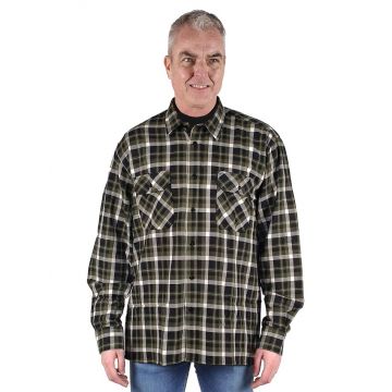 Storvik Egersund Blouse (olive/zwart/wit)