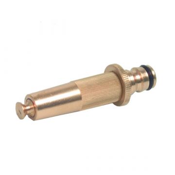 Messing tuinspuit met verstelbare tule (1/2")