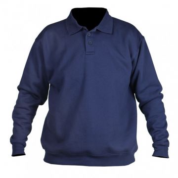 Santino Sweater met polokraag (marineblauw)
