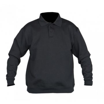 Santino Sweater met polokraag (zwart)