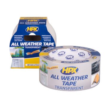 All Weather tape 48mm transparant