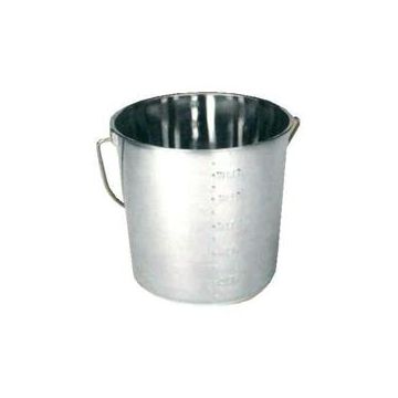 Emmer RVS met hengsel