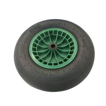 Kruiwagenwiel  4.80/4.00x8, 4ply band, zonder as