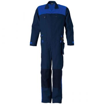 Havep Overall Katoen/poly (marine/korenblauw)