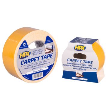 HPX Dubbelzijdig tapijttape 50mm (Wit)