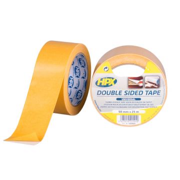 HPX Dubbelzijdig Universele Tape 50mm (wit