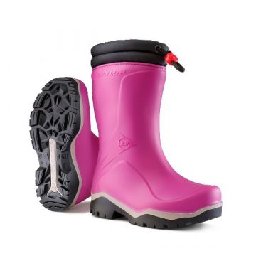 Dunlop Kids Blizzard Winterlaars (roze)