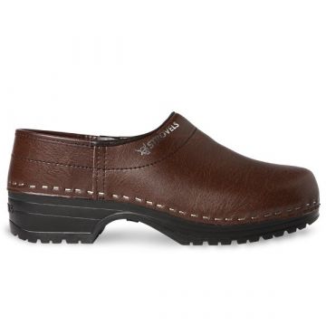 Strovels 304 dicht Klompen (bruin)