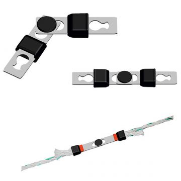 AKO Koordverbinder Litzclip met safety link (6 millimeter)