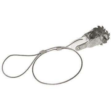 AKO Tandwiel-draadspanner met isolator en bevestigingsdraad