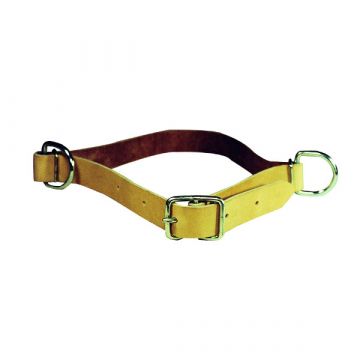 Halsriem leer met ring