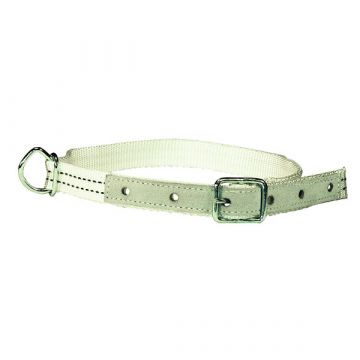 Kop- en kalverhalsriem nylon met D-ring