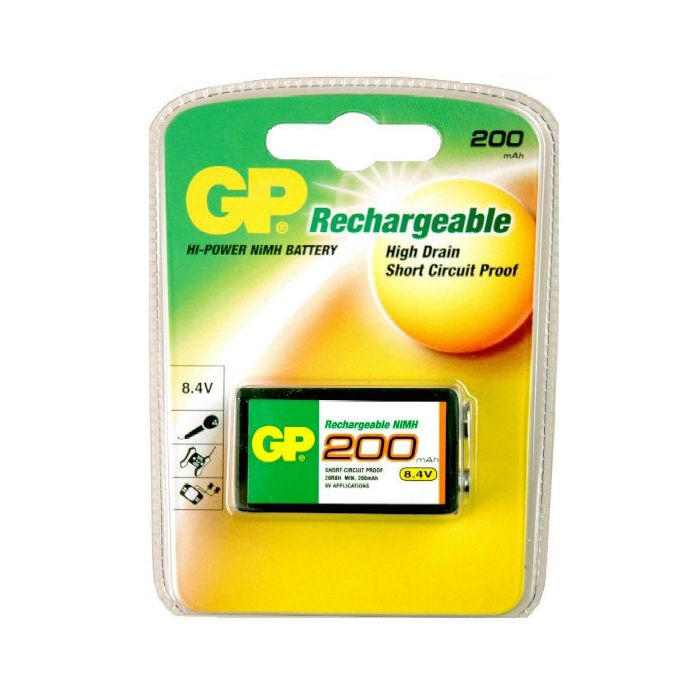 Batterij oplaadbaar GP block 8.4V x1st main product photo