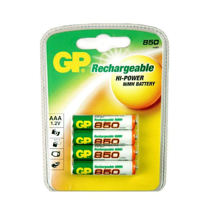 Batterij oplaadbaar GP-AAA-1000mAH x4st main product photo