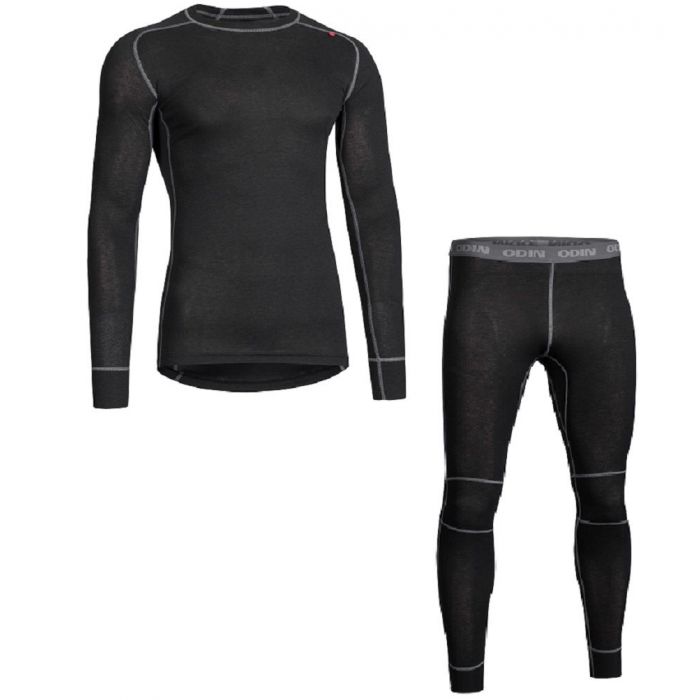 Odin thermo onder- Shirt LM en broek zwart main product photo