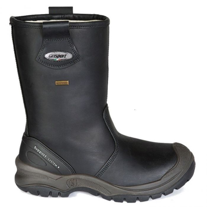 Grisport Gevoerde Werklaarzen (zwart) main product photo