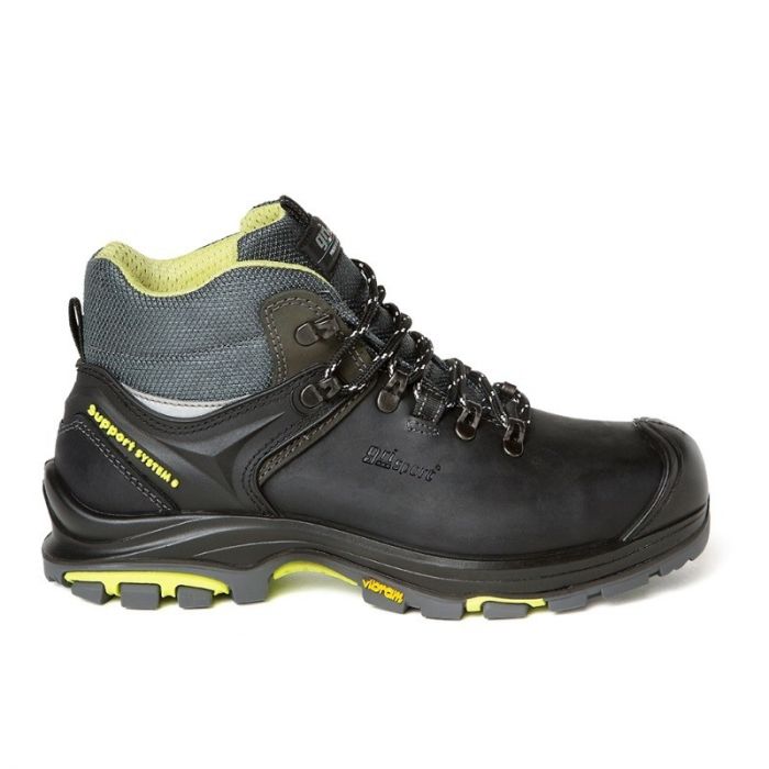 Grisport Tundra Hoog Werkschoen (zwart/lime) main product photo