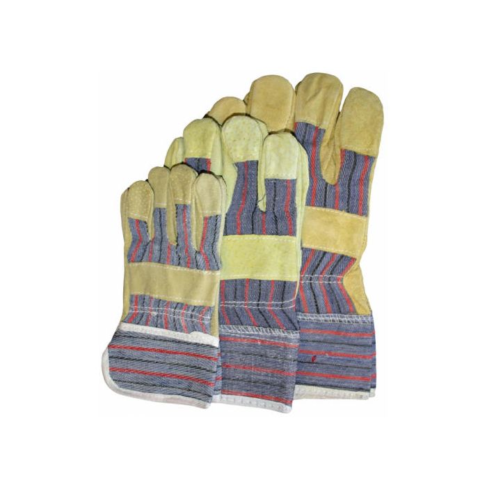 Cowsplitlederen Handschoenen (geel) main product photo