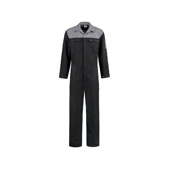 MM Overall Katoen (zwart/grijs) main product photo