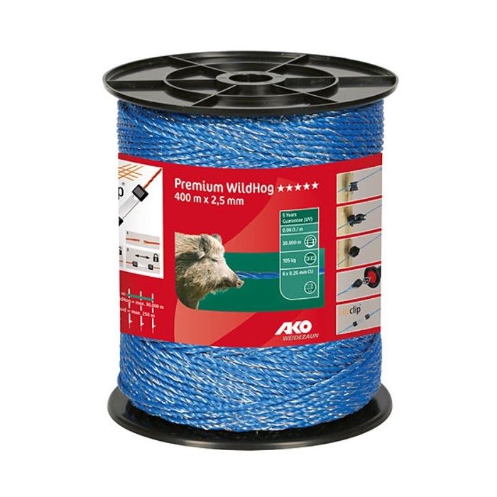 AKO Premium WildHog schrikdraad blauw main product photo