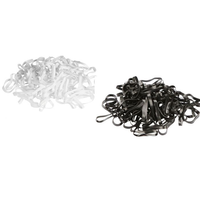 Maanelastiekjes Siliconen 500 stuks main product photo