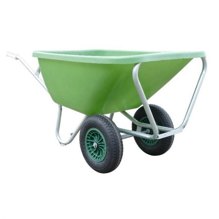Altrad Fort kruiwagen met groene HDPE bak en 2-wielen 200L main product photo