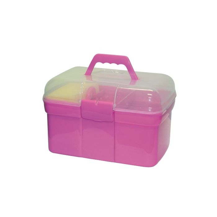 Poetsbox kinderen met inhoud 8-delig roze main product photo