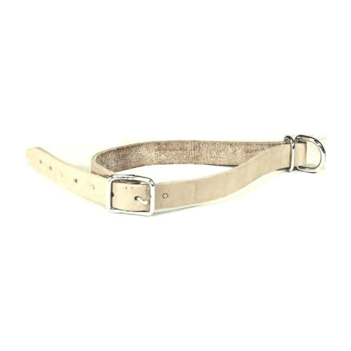 Kop- en kalverhalsriem leer met ring main product photo